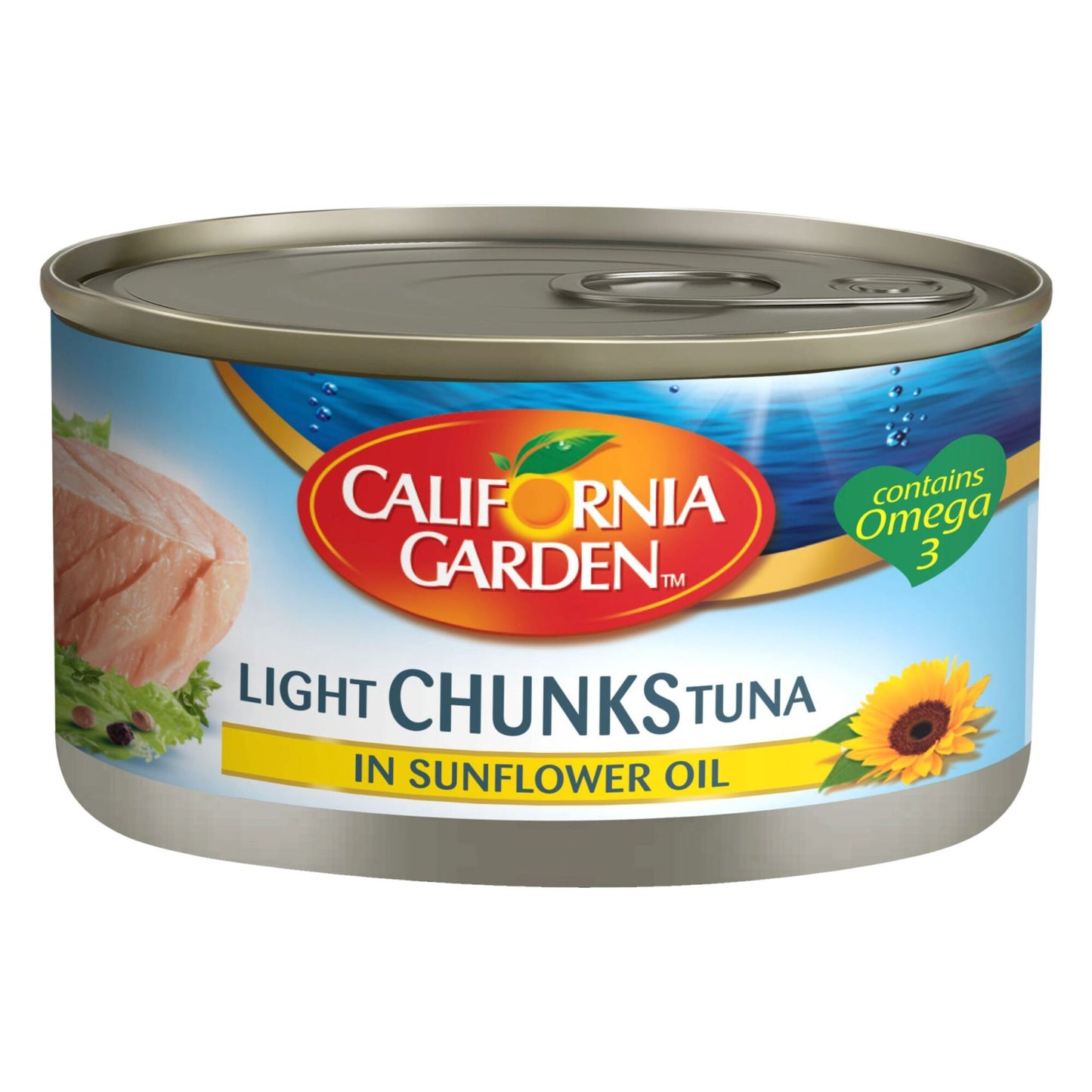 California Garden Light Chunks Tuna in Sunflower Oil 185 gr