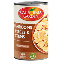 California Garden Mushroom Pieces & Stems 230 gr