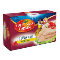 California Garden Tuna Slices in Sunflower Oil with Chili 120 gr