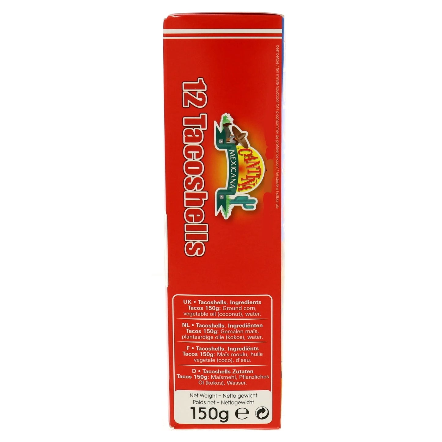 Cantina Mexicana Taco Shells (12 Pieces) 150 gr