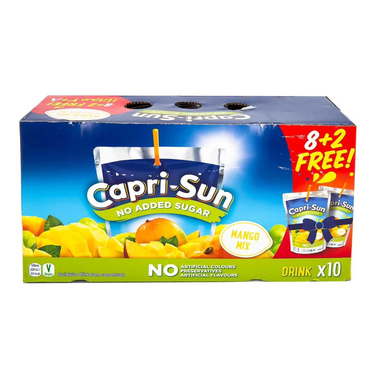 Capri-Sun Long Life Mango Mix Juice 8 plus 2 Free 10x200 ml