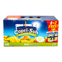 Capri-Sun Long Life Mango Mix Juice 8 plus 2 Free 10x200 ml