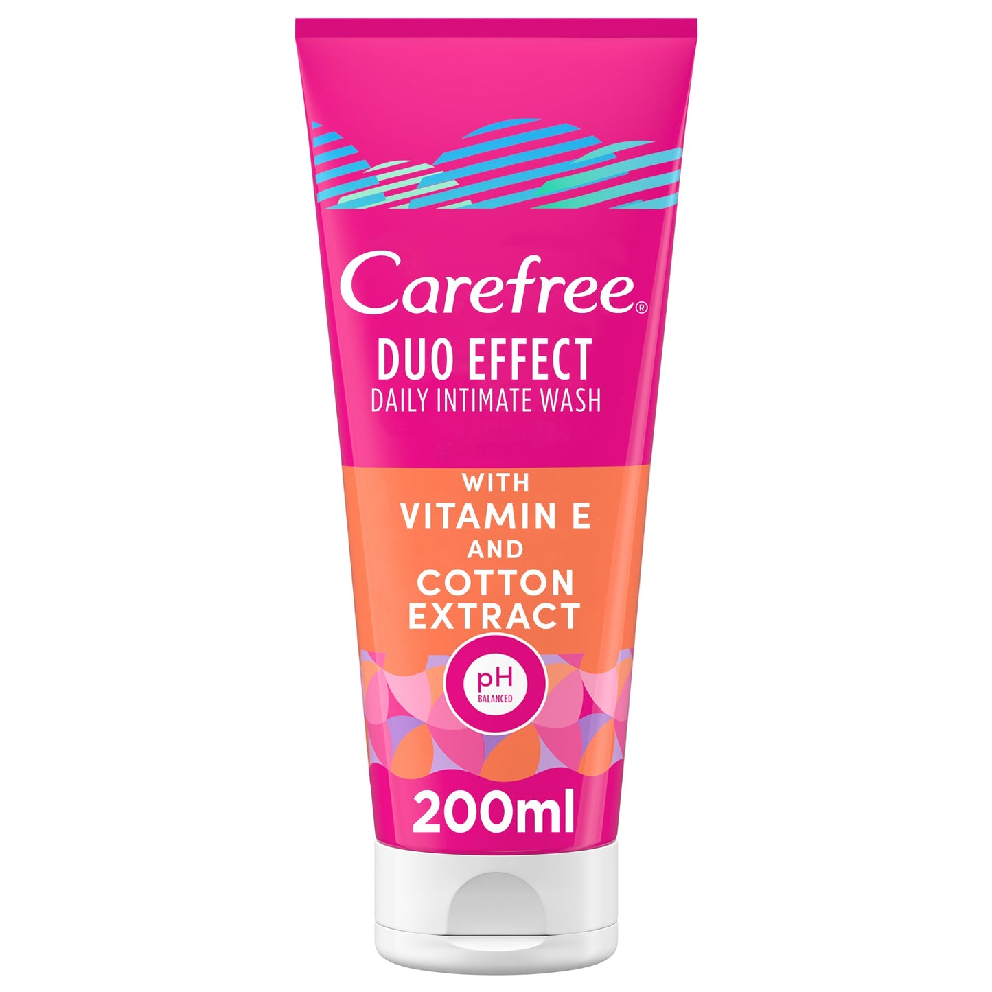 Care Free Daily Intimate Wash Duo Effect With Vitamin E & Cotton Extract 200 ml