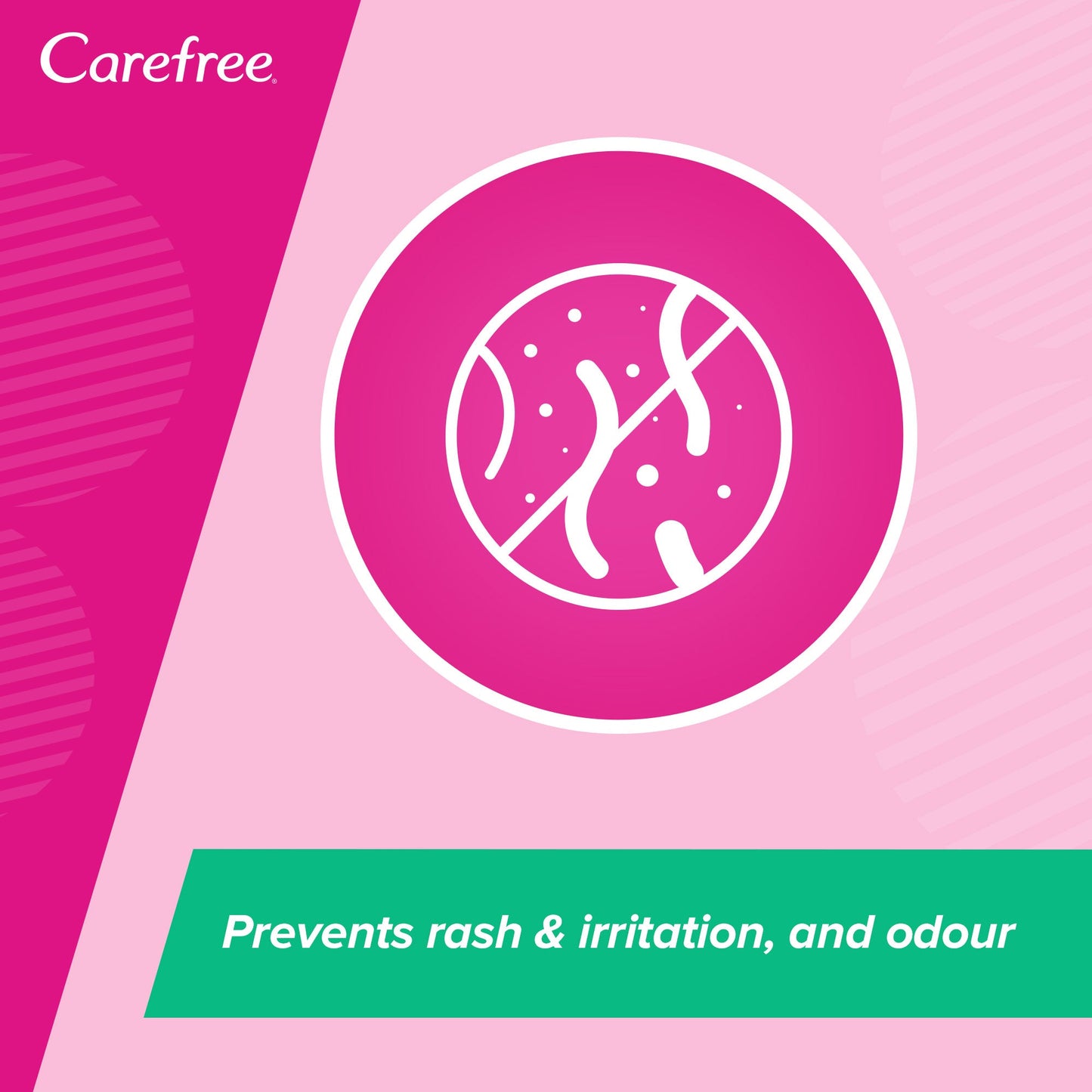 Carefree Duo Effect Daily Intimate Cleansing Foam With Green Tea & Aloe Vera 150ml