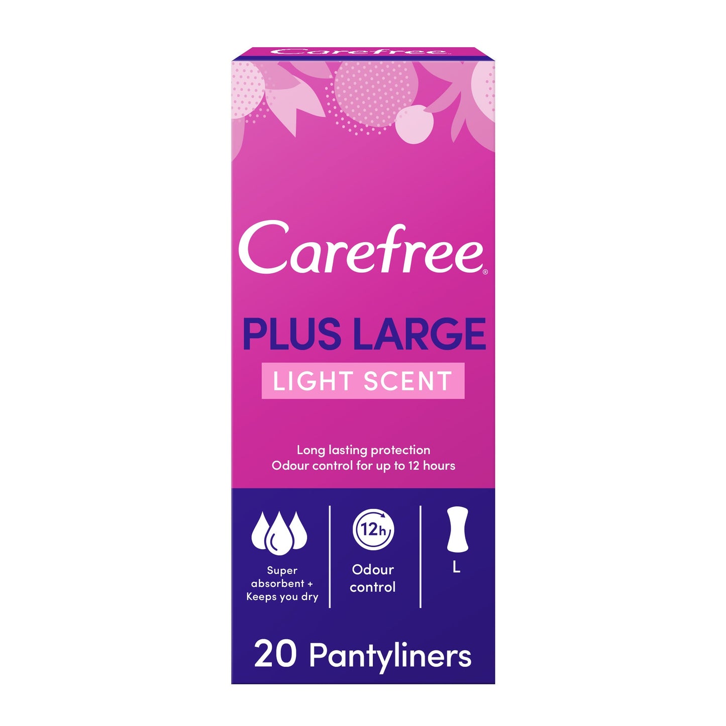 Carefree Maxi Pantyliners 20 Pcs
