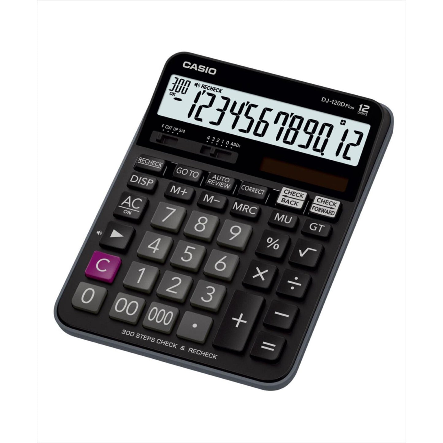 Casio DJ-120D Plus Check & Recheck Calculator 1 pcs