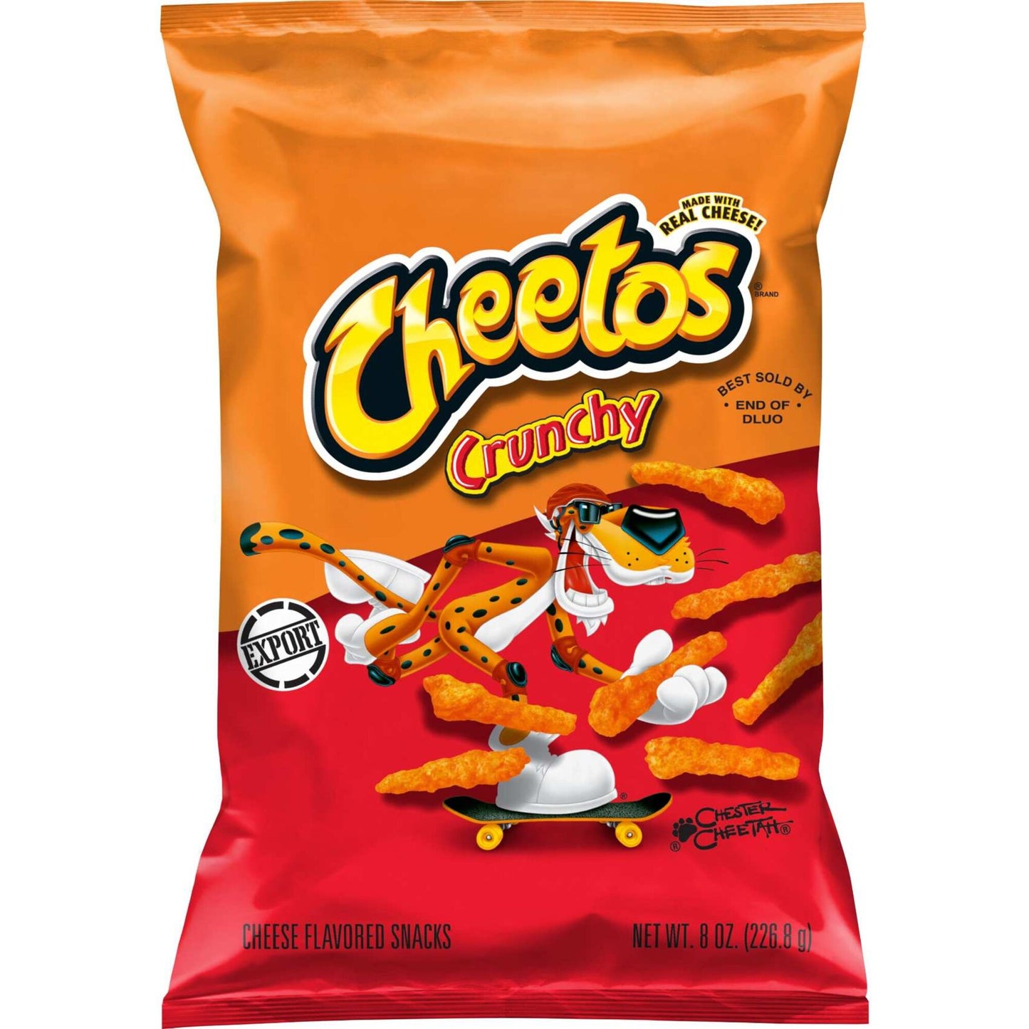 Cheetos Crunchy Flamin' Hot Cheese Corn Chips 226.8 gr