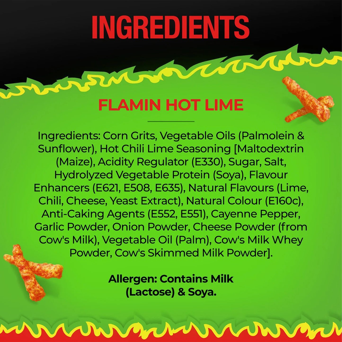 Cheetos Crunchy Flamin' Hot Corn Chips 50 gr