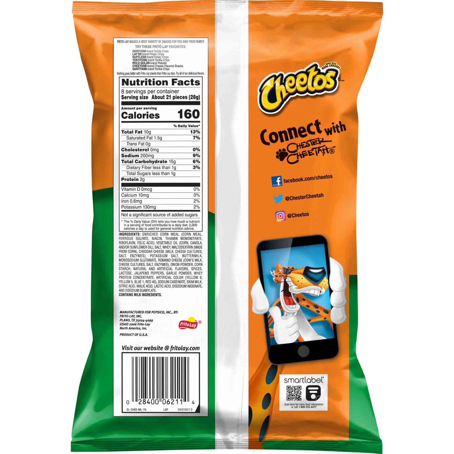 Cheetos Crunchy Jalapeno Chips, 227g