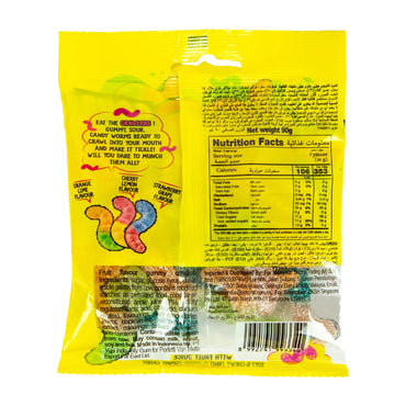 Chupa Chups Crawlers Soft & Chewy Sour Jellies 90 gr