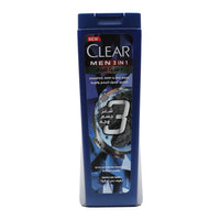 Clear Men 3in1 Shampoo Body & Face Wash with Charcoal 200 ml