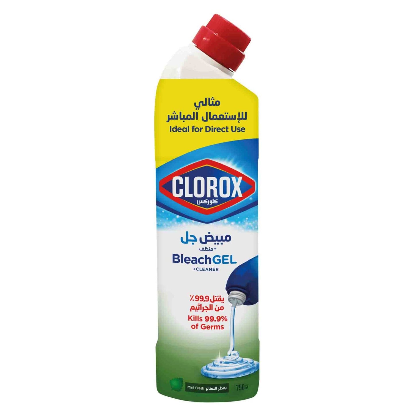 Clorox Thick Bleach Multi-Cleaner Gel Mint Freshness Scent 750 ml