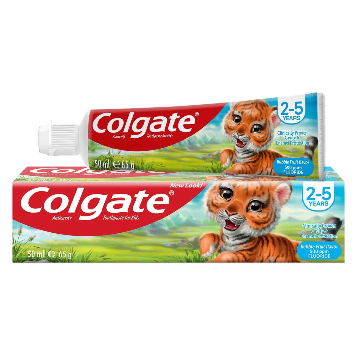 Colgate Anti-Cavity Kids Toothpaste Bubble Fruit Flavor 50 ml