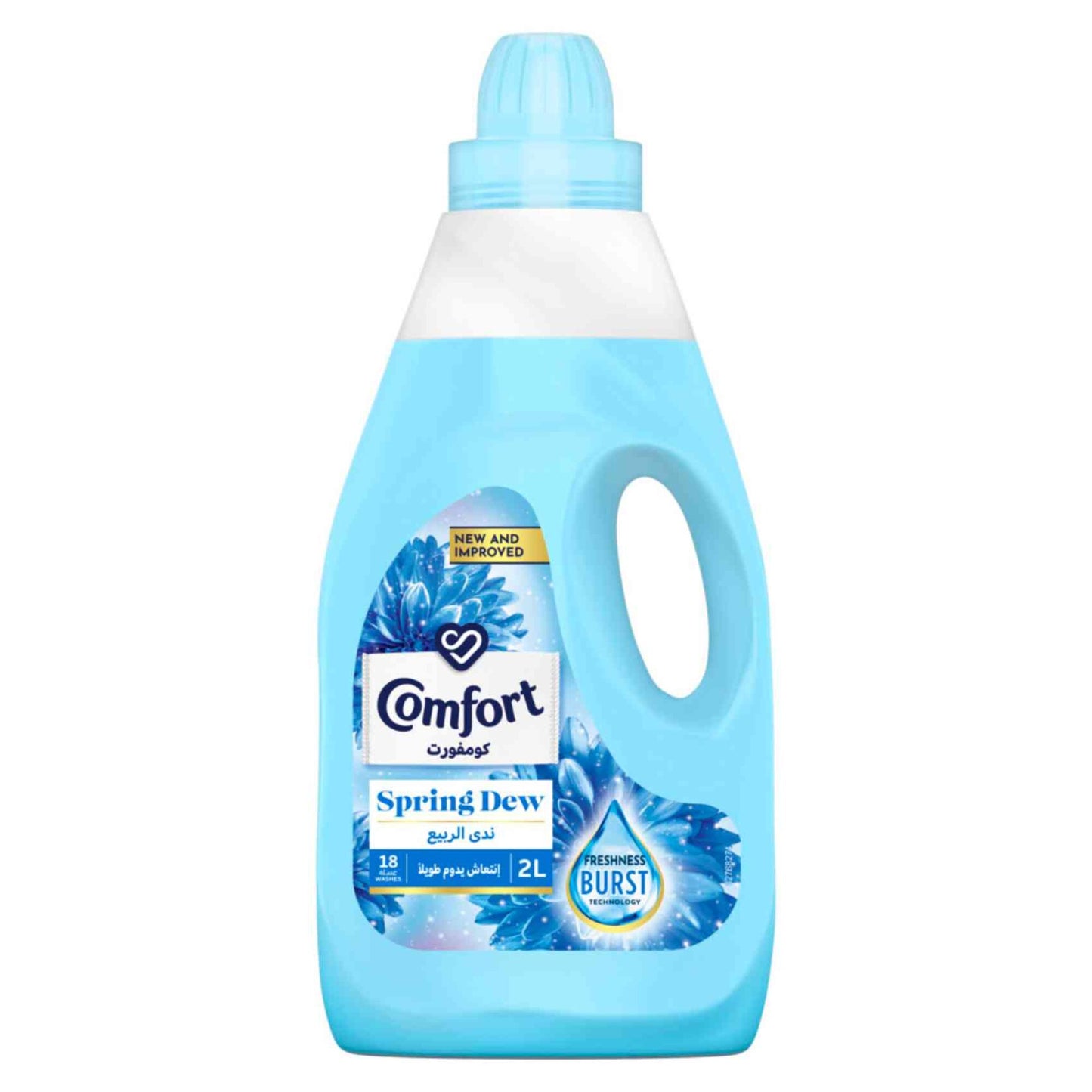 Comfort Liquid Fabric Softener Spring Dew Scent 2 L