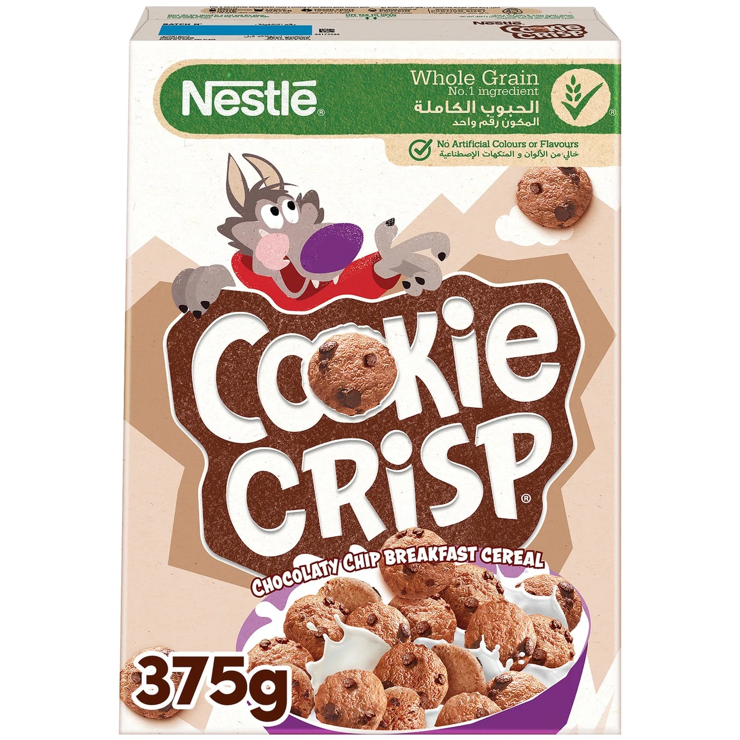 Cookie Crisp Wholegrain Cereal with Chocolate Chips 375 gr
