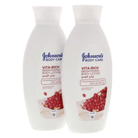 Johnsons VitaRich Body Lotion Pomegranate 400ml Twin Pack 20% off