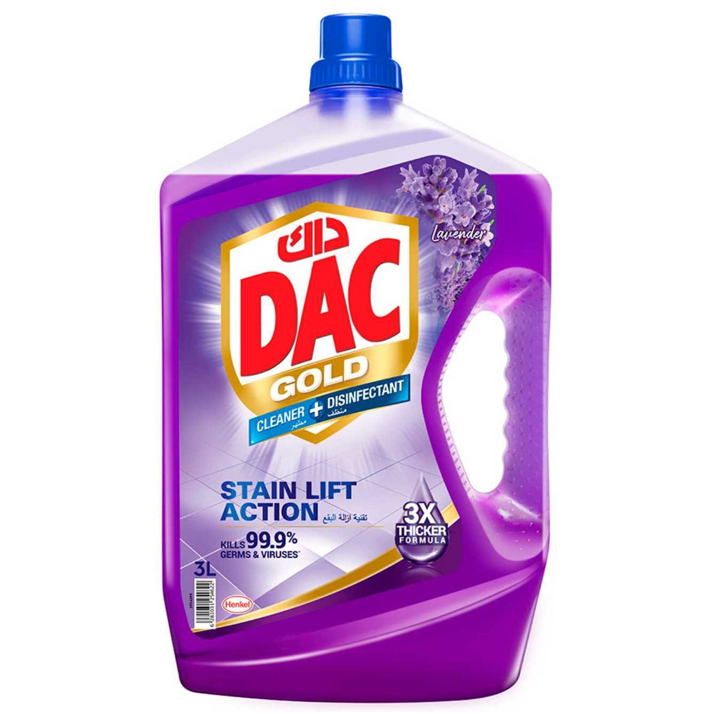 Dac Gold Multi-Purpose Disinfectant & Liquid Cleaner Lavender 3L