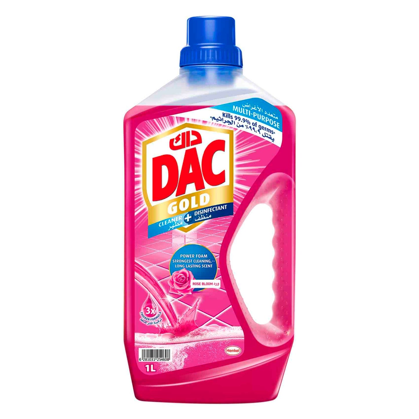 Dac Gold Multi-Purpose Disinfectant & Liquid Cleaner Rose 1L