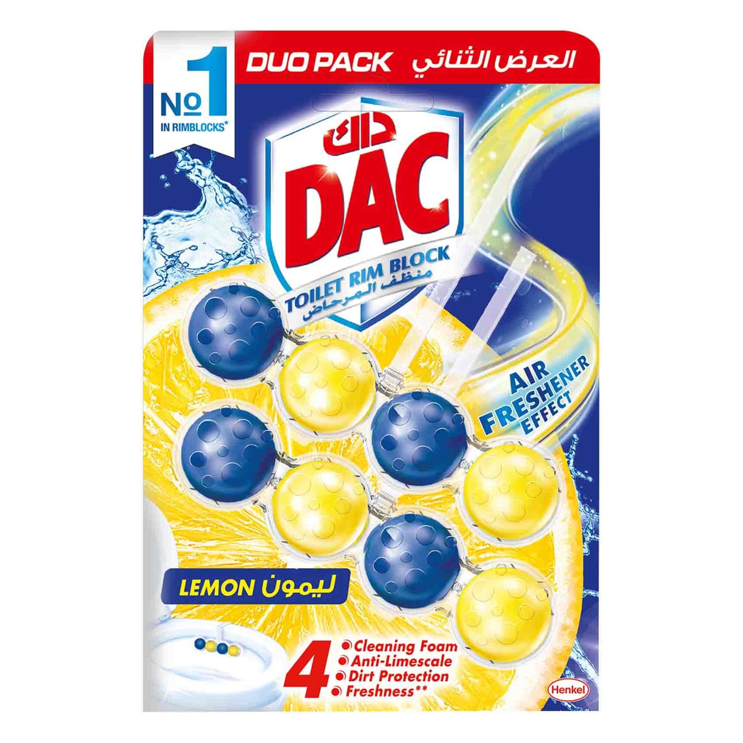 Dac Toilet Rim Block Lemon Scent 50 gr