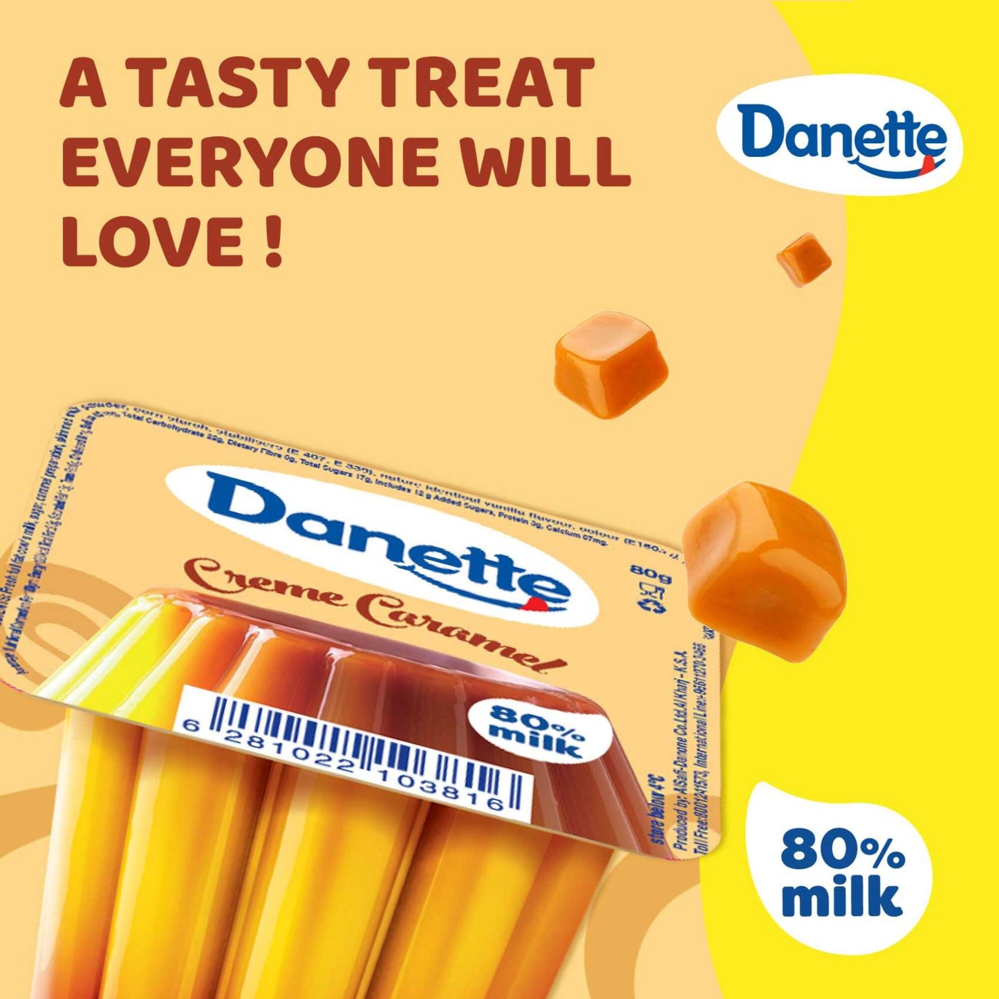 Danette Creme Caramel 80 gr