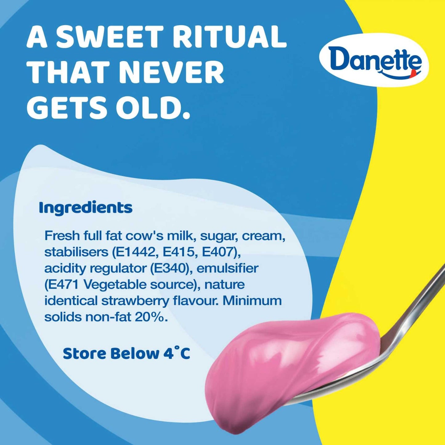 Danette Strawberry Pudding 90 gr