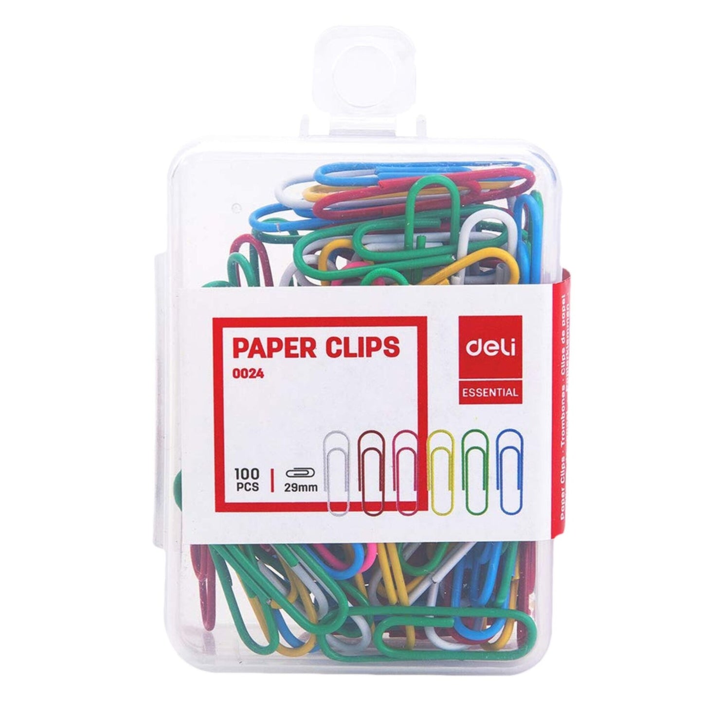 Deli Assorted Paper Clips 100 per pack