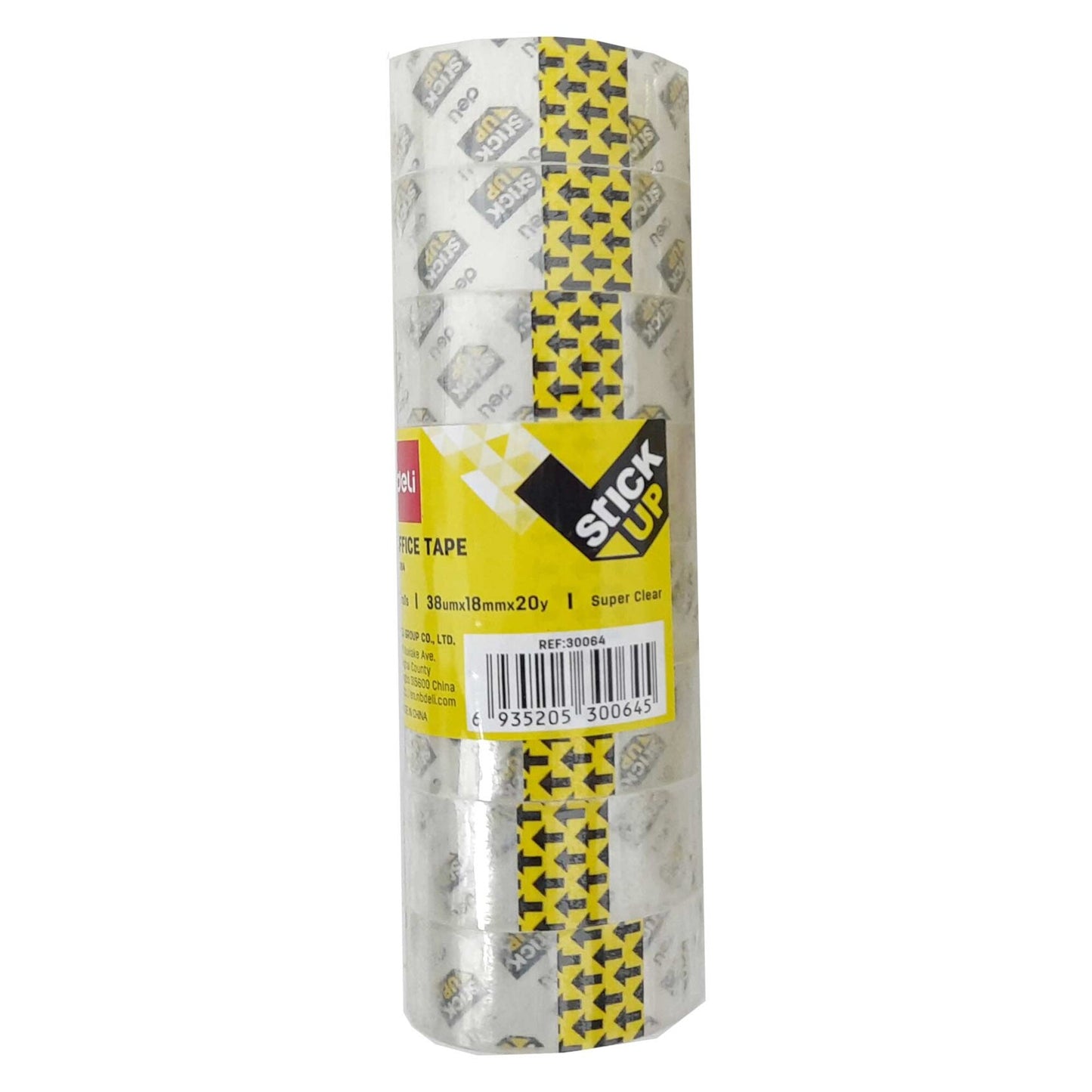 Deli Stick Up Super Clear 18mm Office Tapes 8 per pack