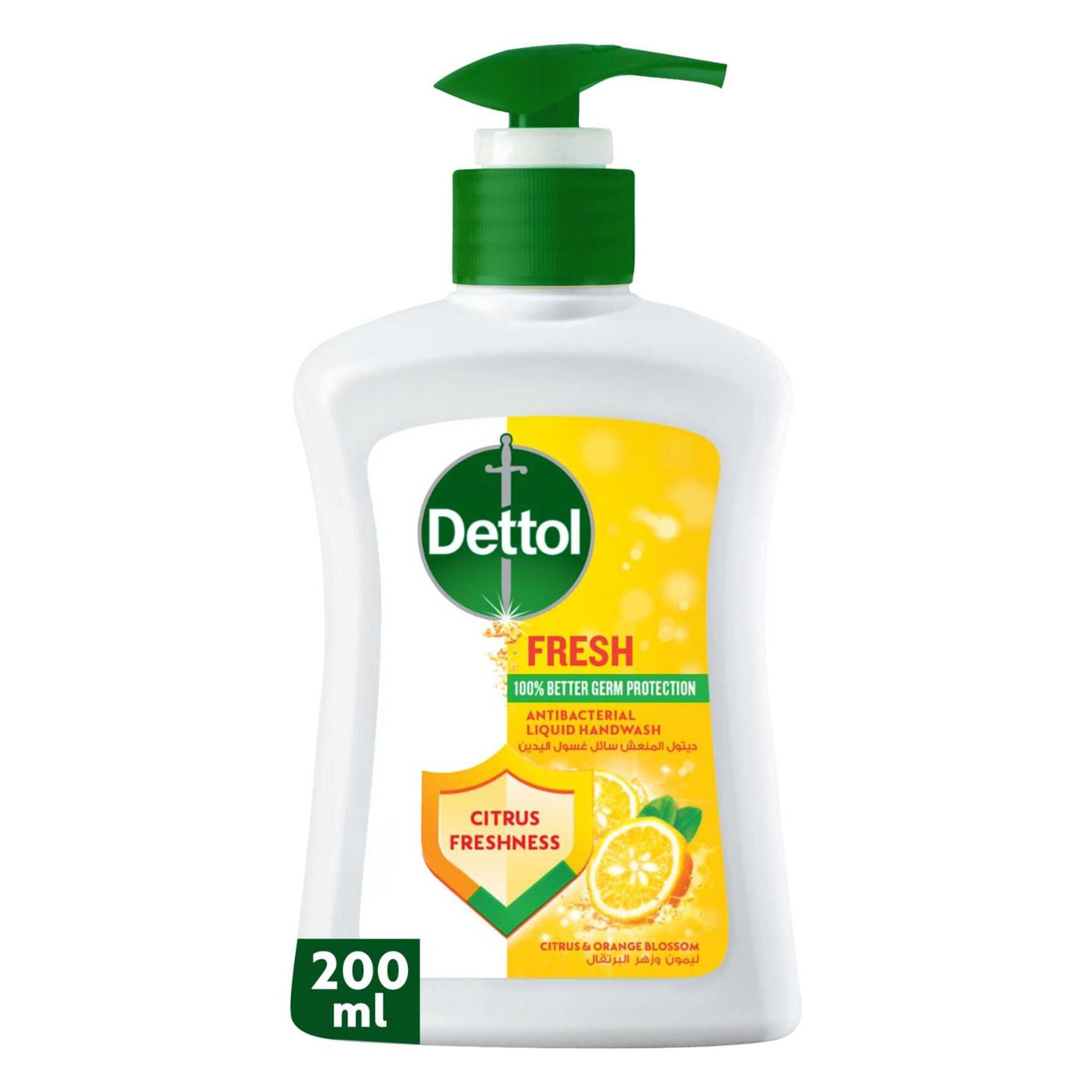 Dettol Fresh Antibacterial Liquid Hand Wash Citrus 200 ml