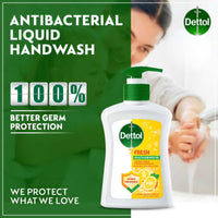 Dettol Fresh Antibacterial Liquid Hand Wash Citrus 200 ml