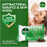 Dettol Original Antibacterial Skin Wipes 80 wipes