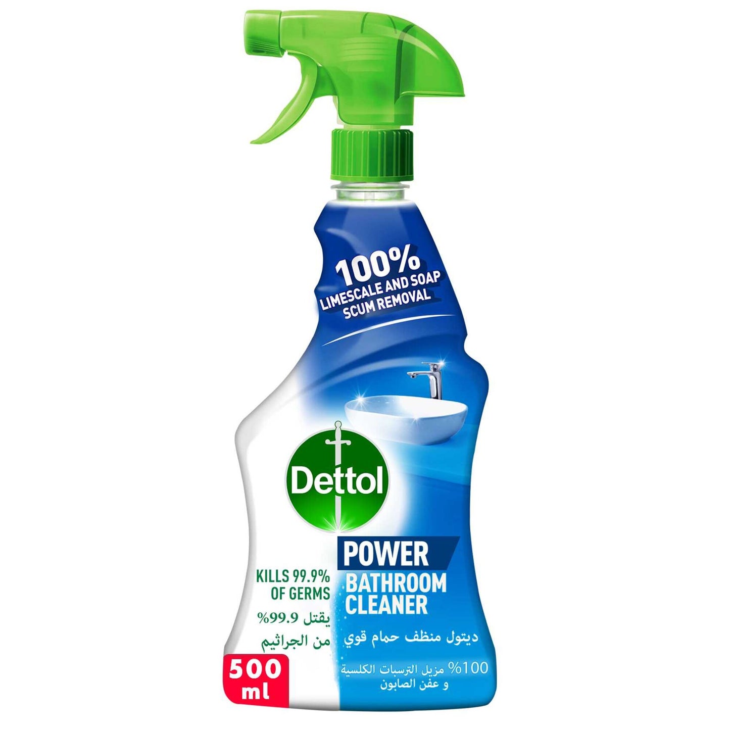 Dettol Power Liquid Bathroom Cleaner Spray 500 ml