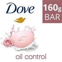 Dove Go Fresh Oil Control Beauty Soap Bar Rose Water & Oil 160 g