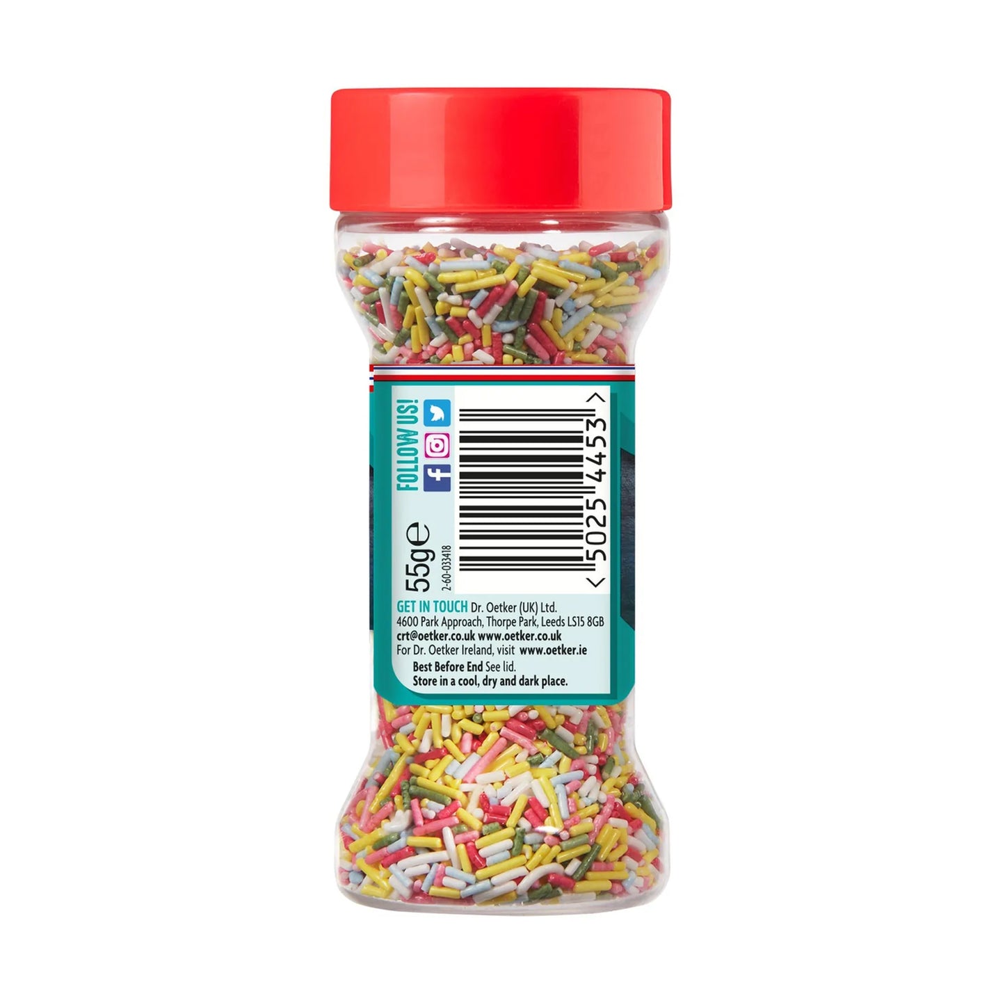 Dr. Oetker Multicolored Sugar Strands 55 gr