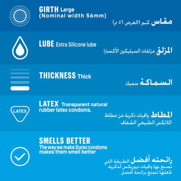 Durex Extra Safe Condoms 3 per pack