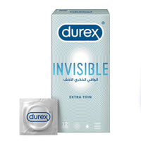 Durex Invisible Extra Thin & Extra Sensitive Condoms 12 per pack