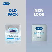 Durex Invisible Extra Thin Condoms 3 per pack