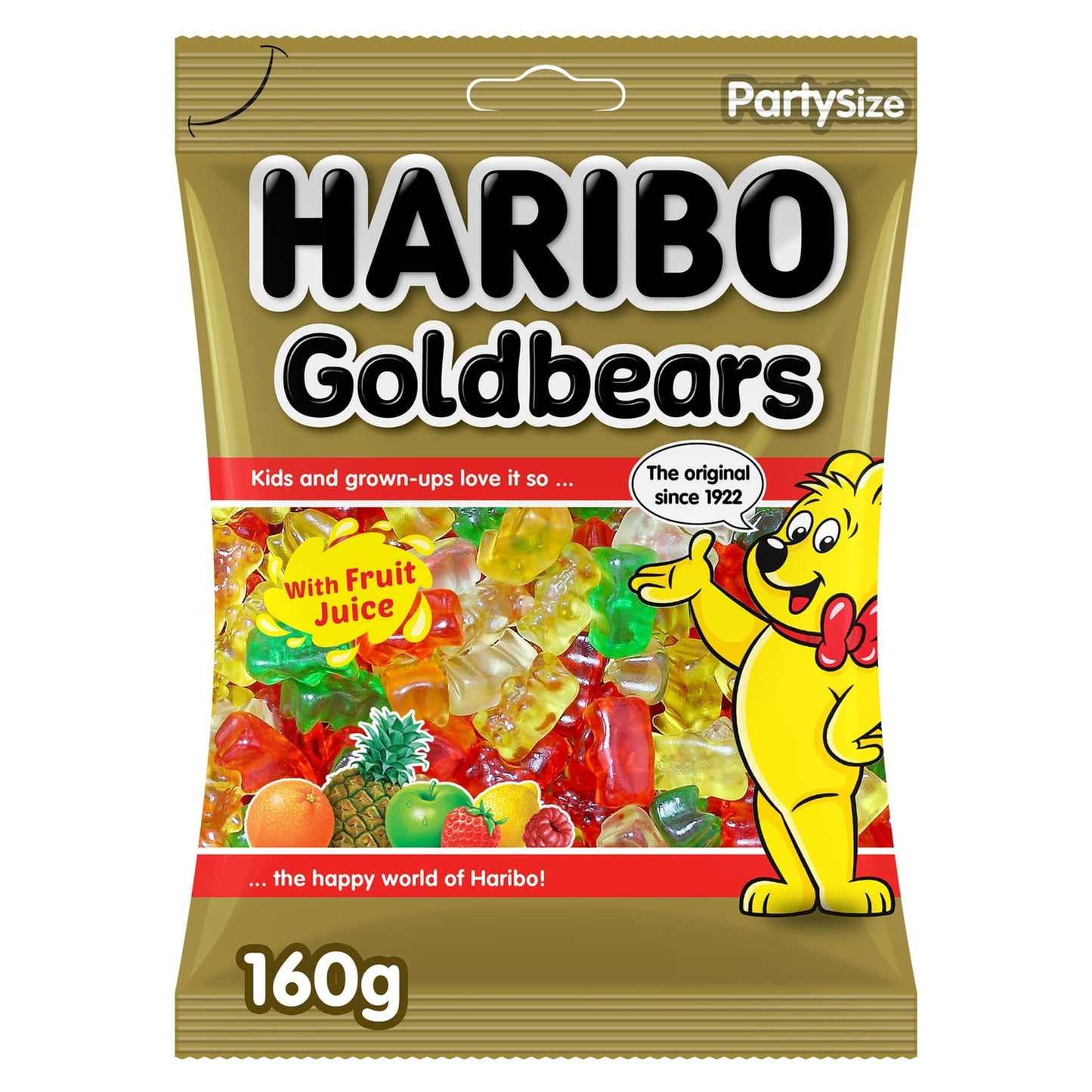 Haribo Goldbears Gummies Mixed Fruit Flavor 160 gr