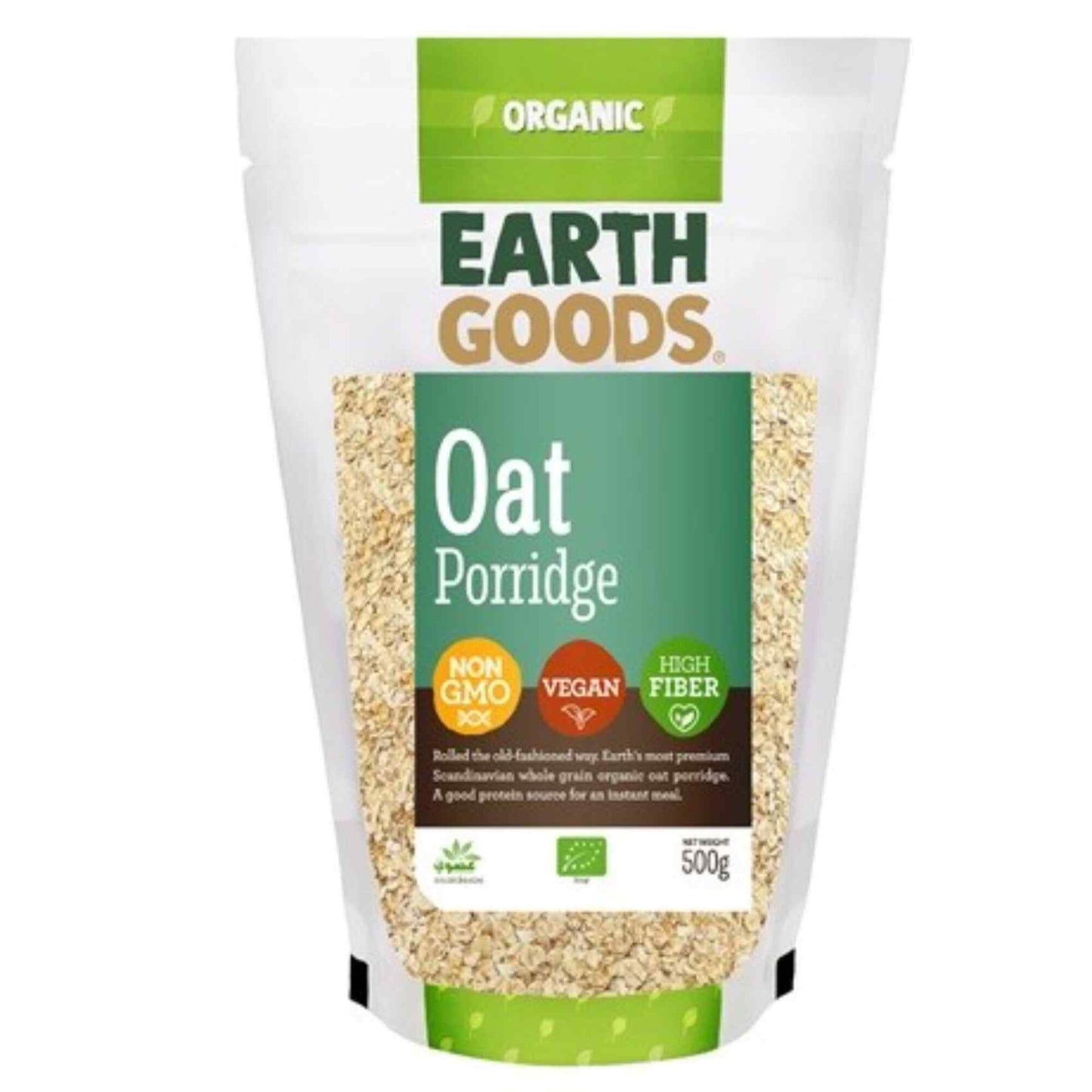 Earth Goods Organic Oat Porridge 500 gr