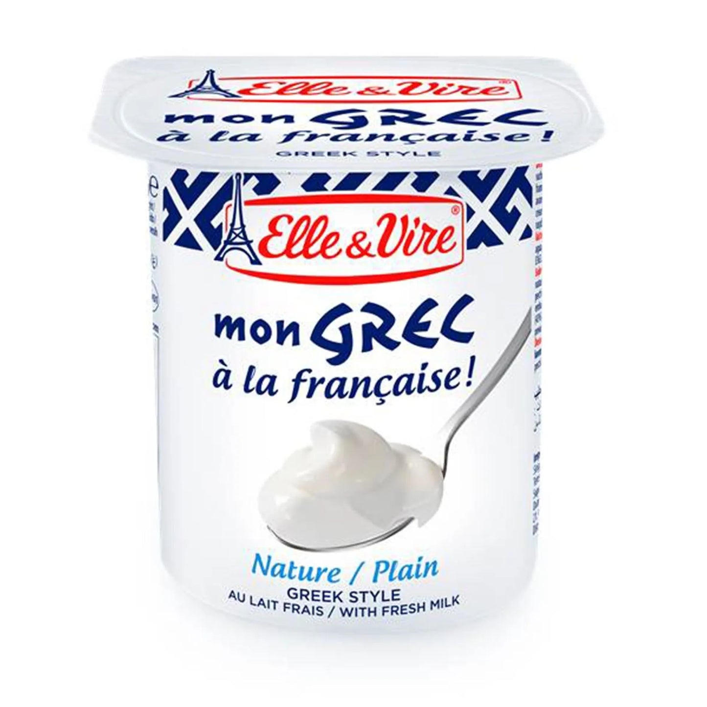 Elle & Vire Plain Greek Style Yogurt 125 gr