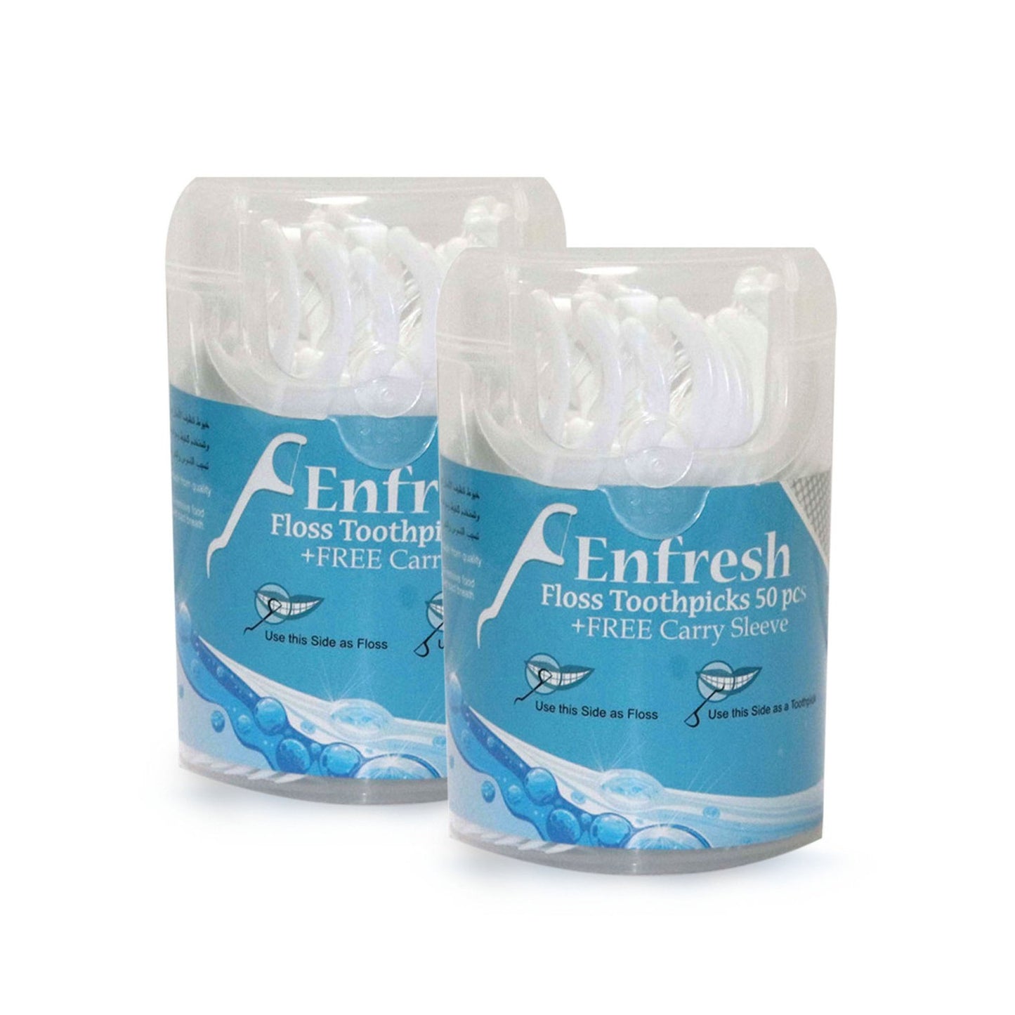 Enfresh Floss Toothpicks 50pcs 1+1