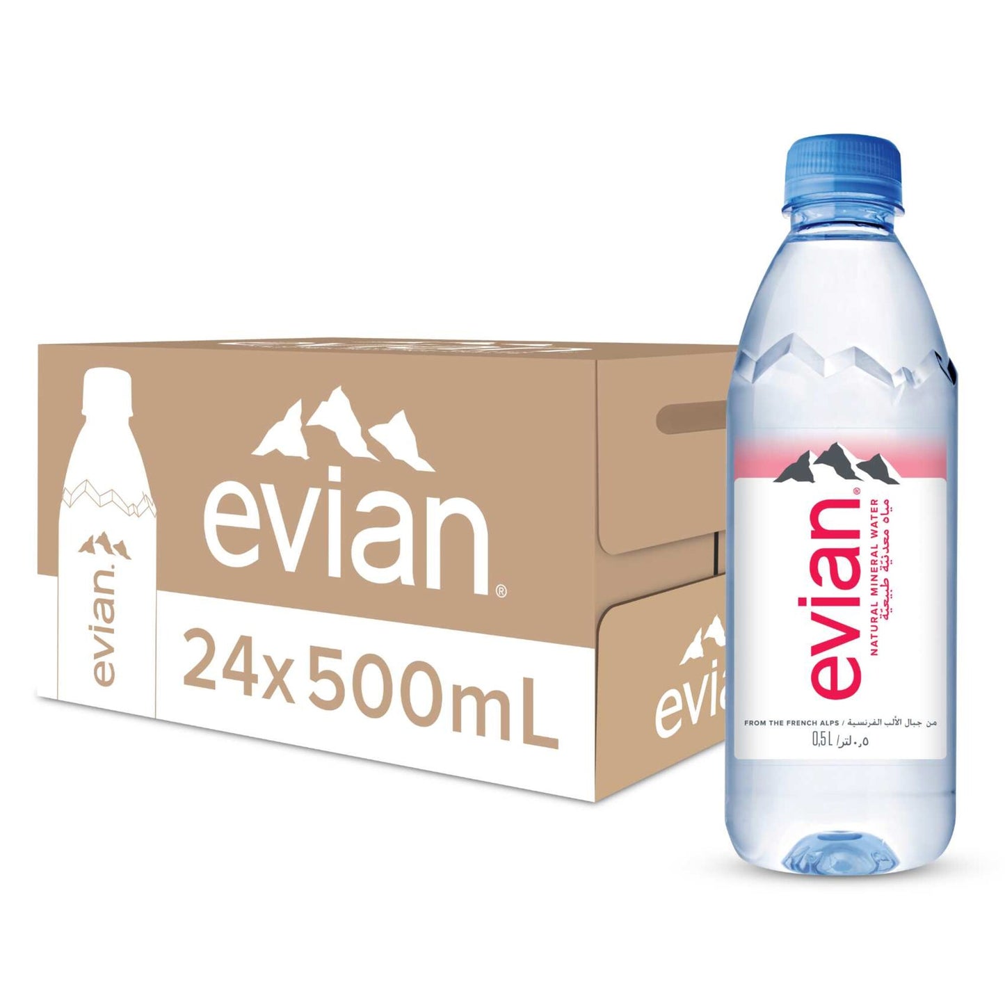 Evian Mineral Water 24x500 ml