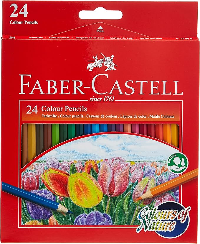 Faber-Castell Assorted Color Pencils 24 per pack