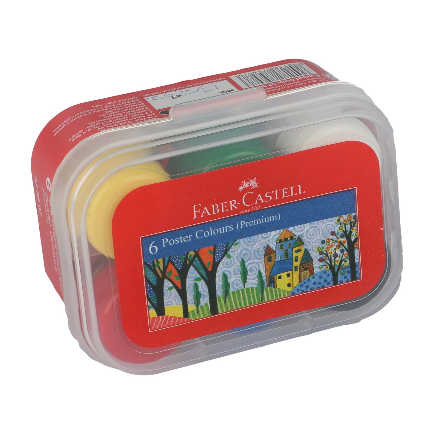 Faber-Castell Assorted Poster Colors 6 x 10 ml