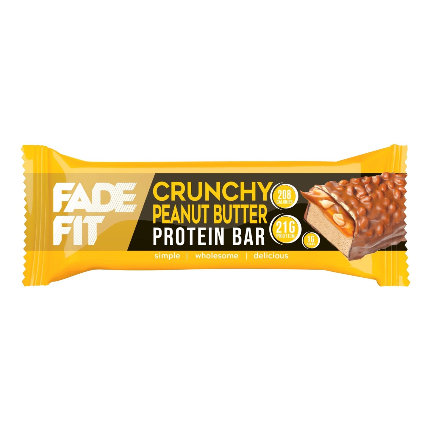 Fade Fit Protein Bar Crunchy peanut butter Flavor 55g