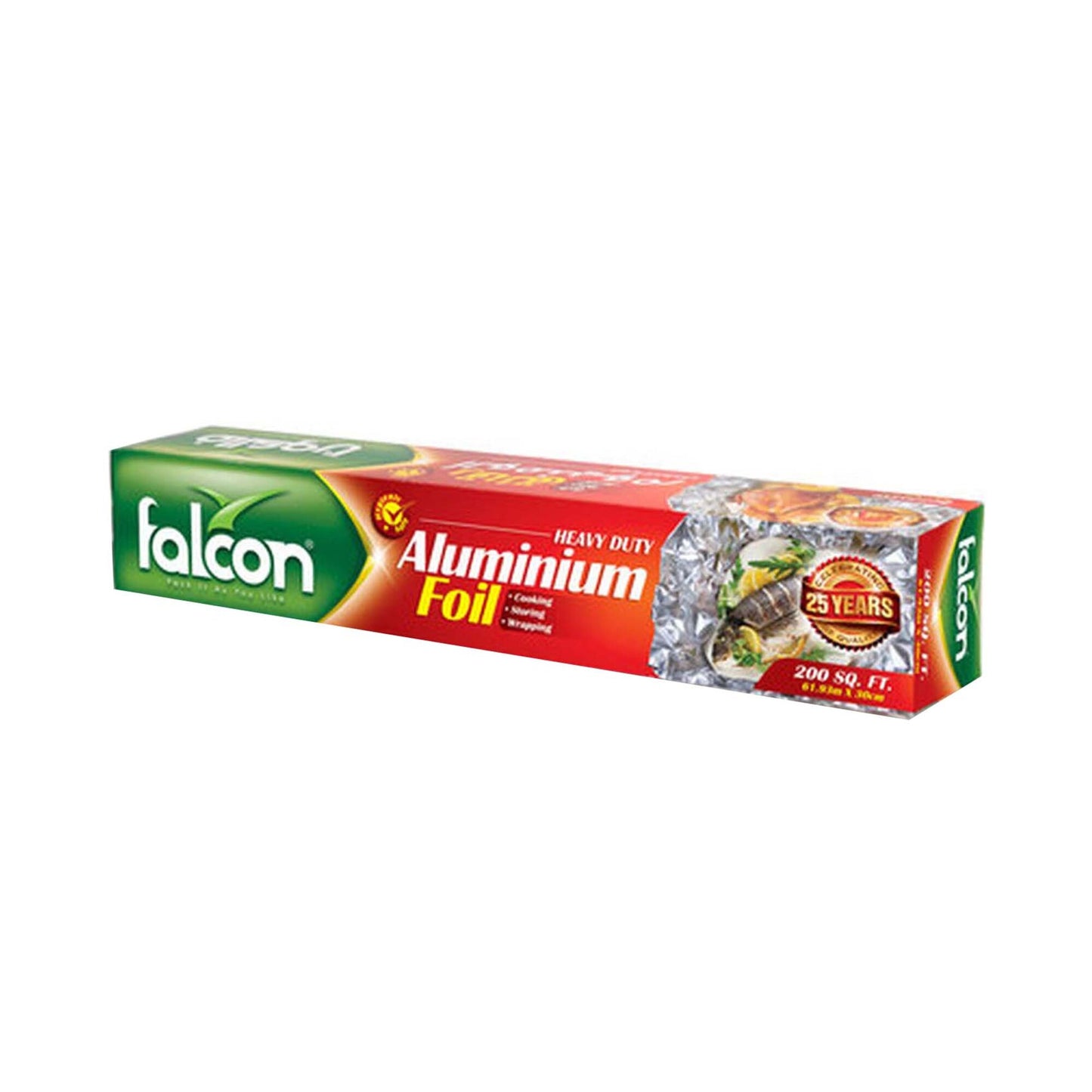 Falcon Heavy Duty Aluminum Foil (61.93mx30cm) 200 square feet