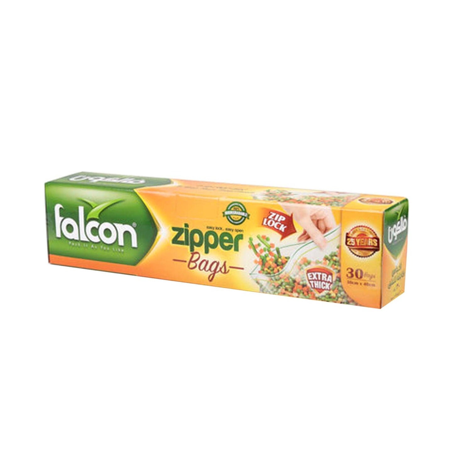 Falcon OxoBiodegradable Freezer Zipper Bags 30 per pack