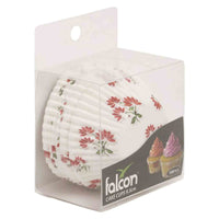 Falcon White Flower Print 9.5cm Cupcake Liners 100 per pack