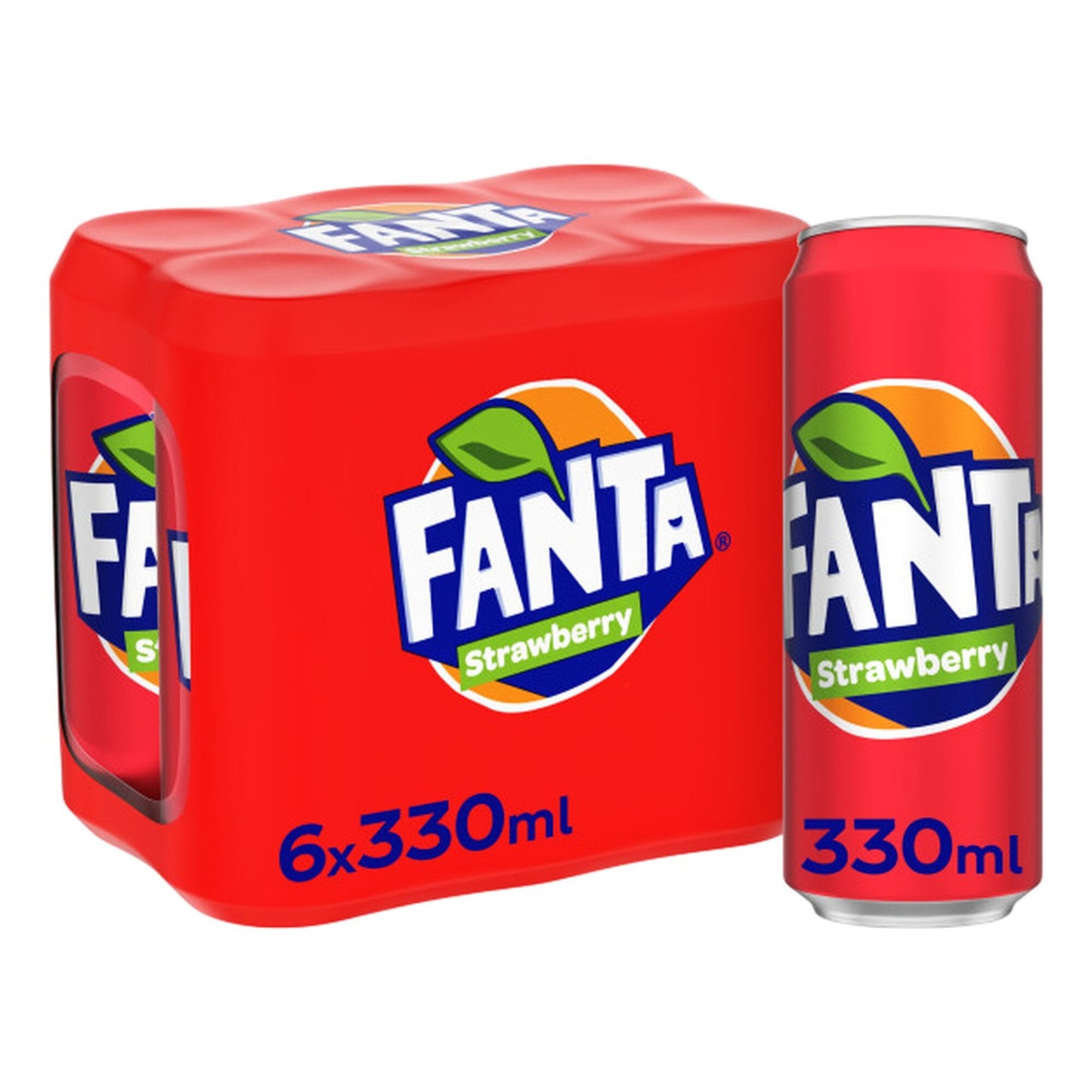 Fanta Strawberry Can 330ml Pack of 6