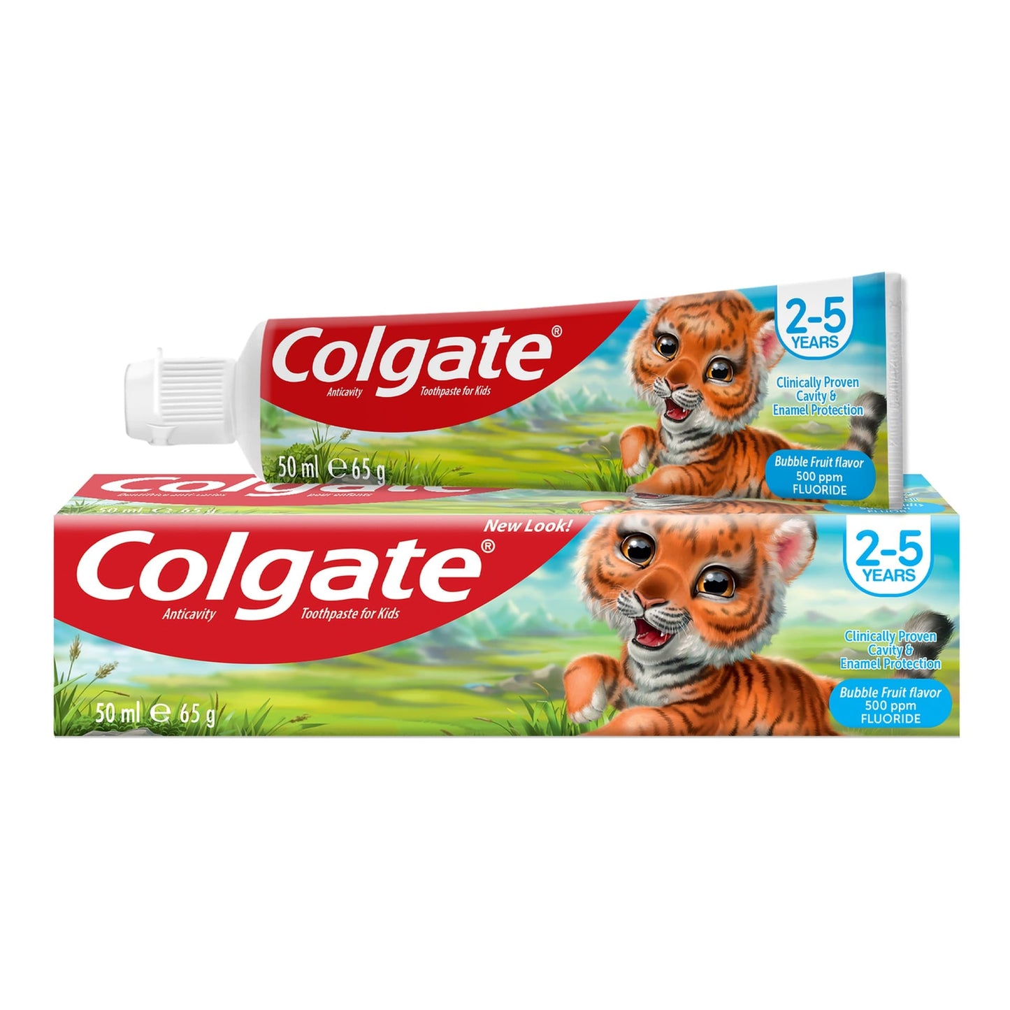 Colgate Kids Toothpaste Bubble Gum Flavour 0-5 years 65g