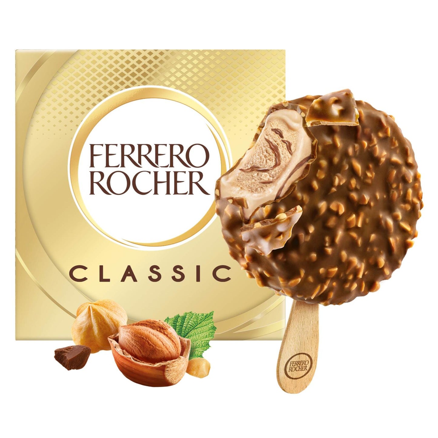 Ferrero Rocher Classic Ice Cream Sticks 4 x 70 ml